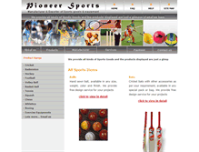 Tablet Screenshot of pioneersportsmumbai.com